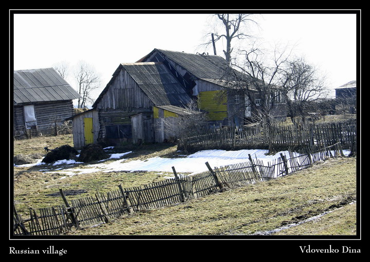 russian village