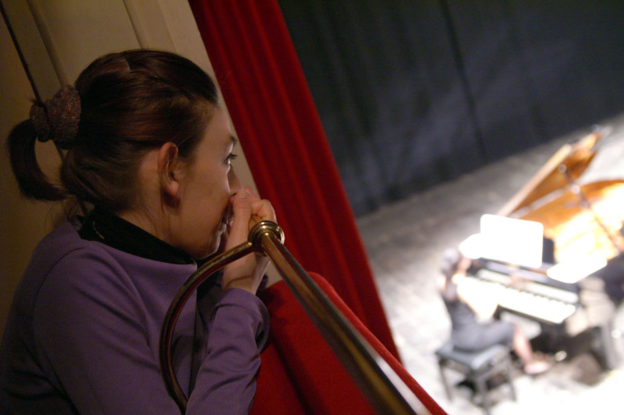 La spettatrice e la pianista