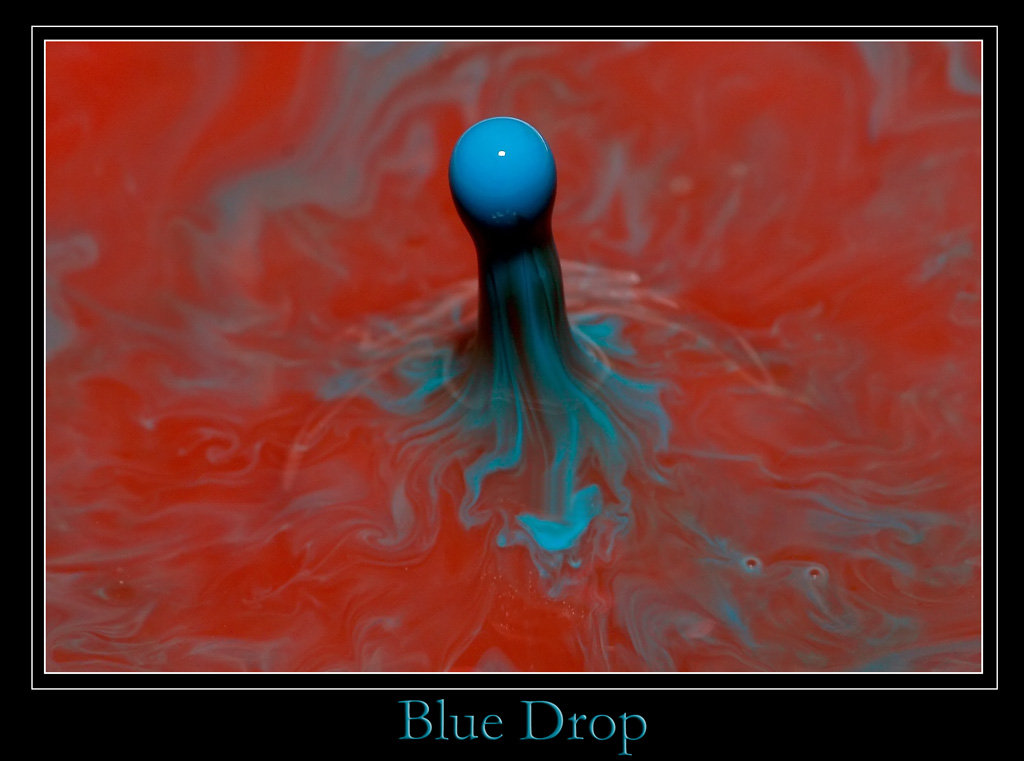 Blue drop