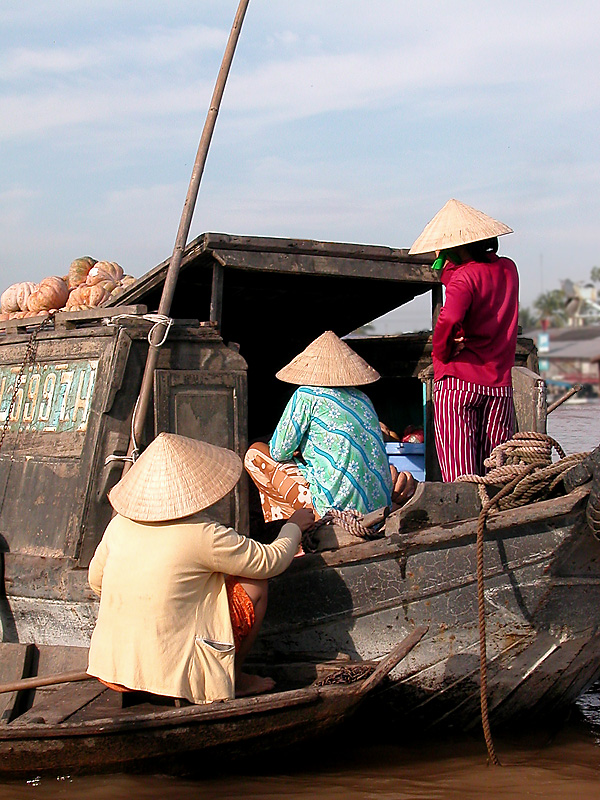 Floating market - Mekong delta - Vietnam
