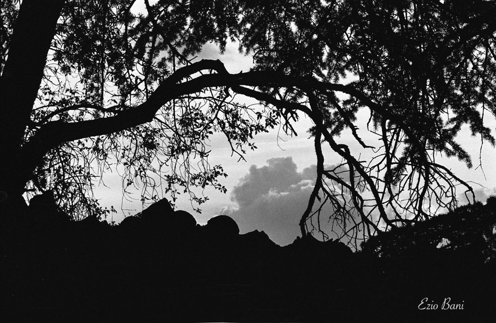 Spello - nube in ciel sereno