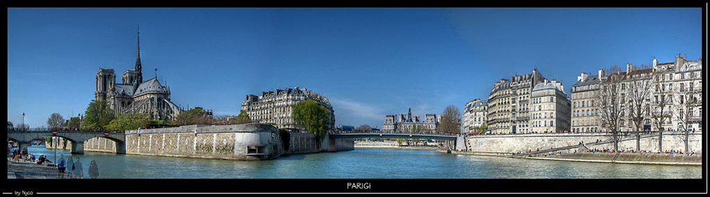 Vista di Parigi dalla Senna