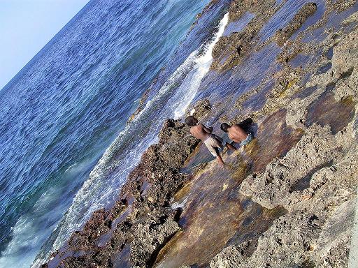 Giocando con le onde sul Malec�n