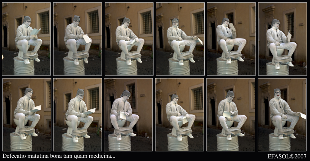 Defecatio matutina...