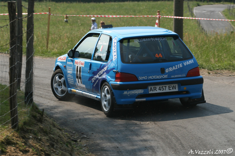 rally 5 valli - peugeot n� 44