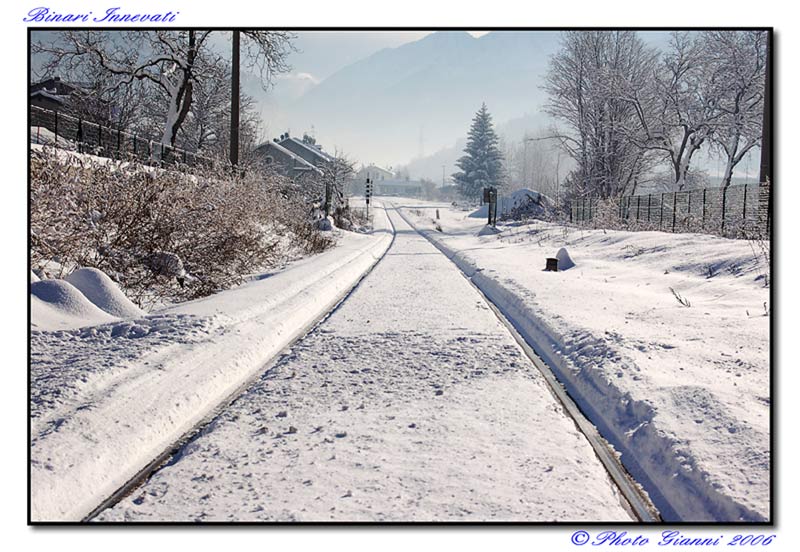Binari innevati