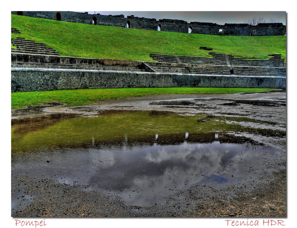 pompei in hdr