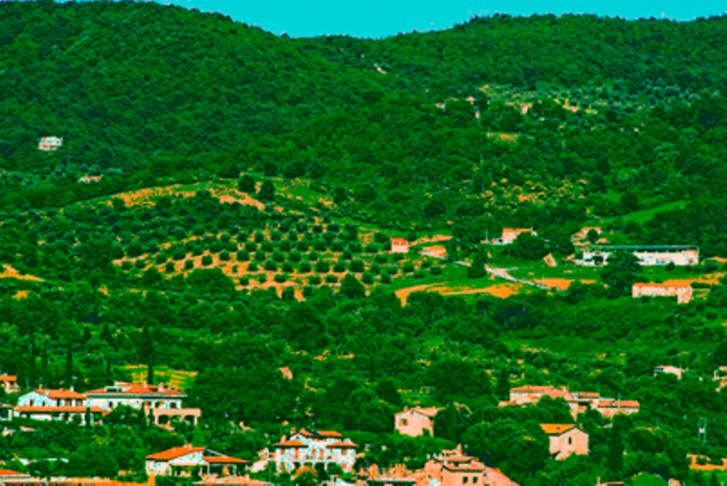 elaborazione a colori di panorama