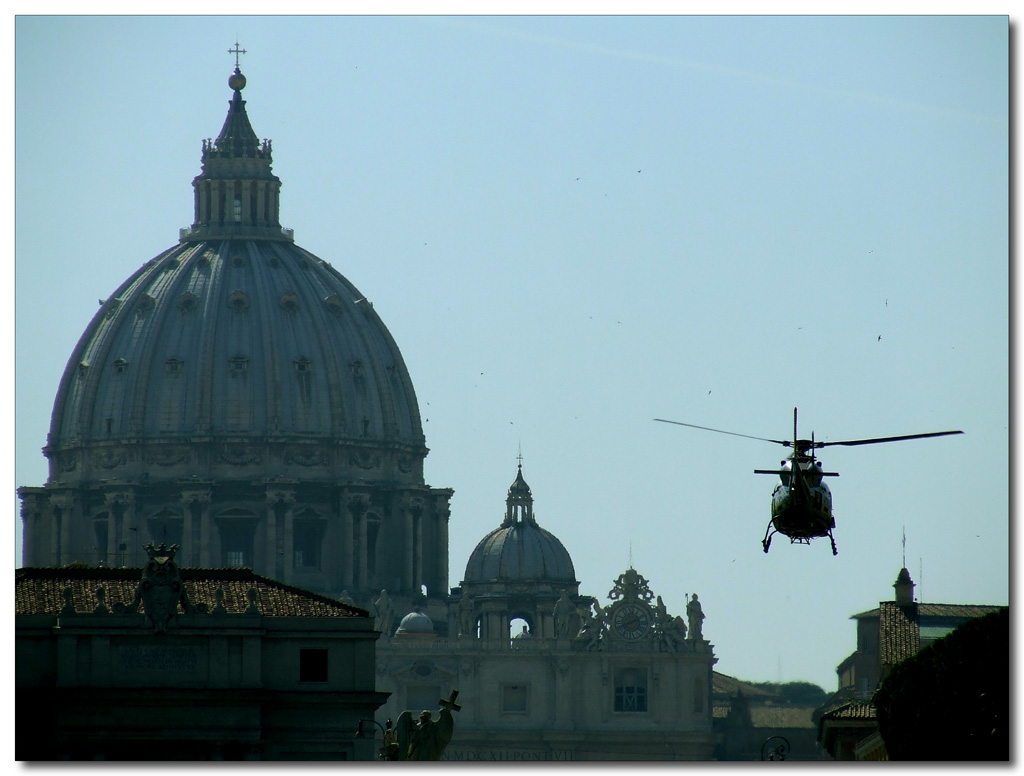 Volando sopra Roma...