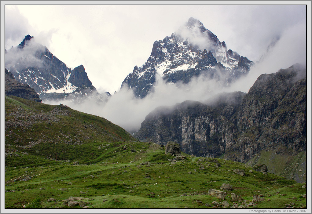 Il Monviso da Pian della Regina.