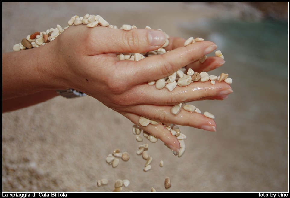 La "sabbia" di Cala Biriola