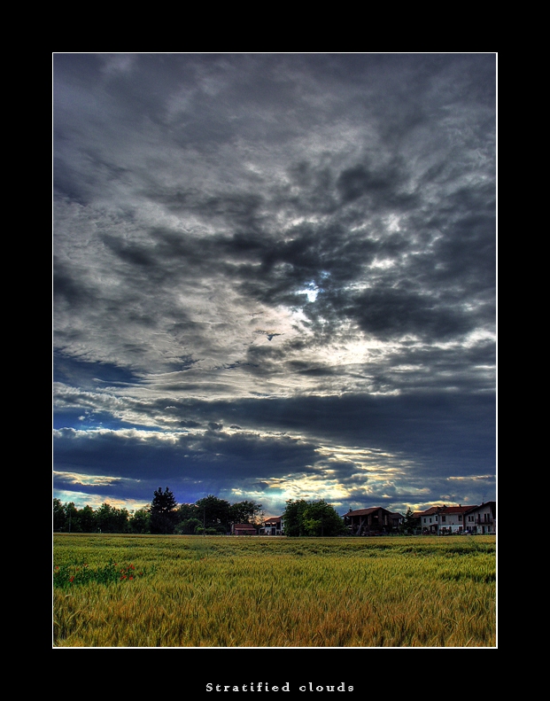 Stratified clouds