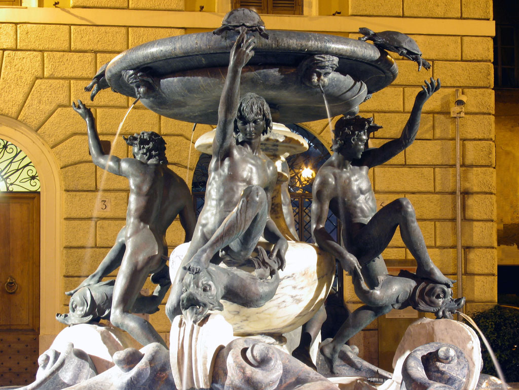 La fontana delle tartarughe -