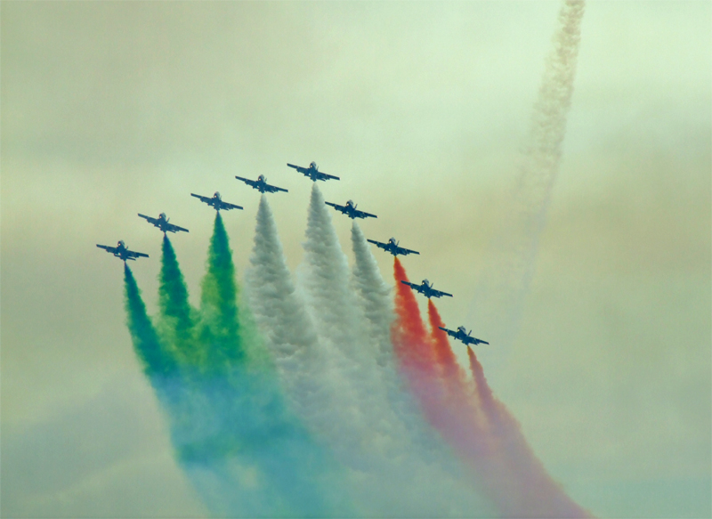 Versilia air show-Frecce tricolore .l'ultima!