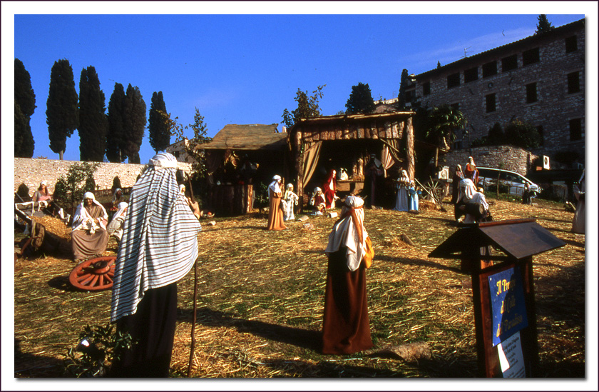 Assisi - presepe