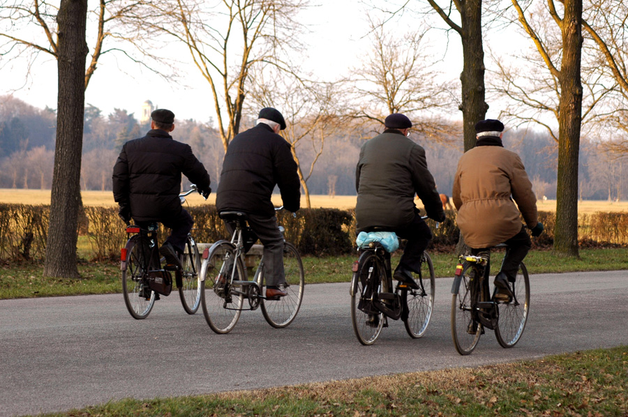 passeggindo in bicicletta