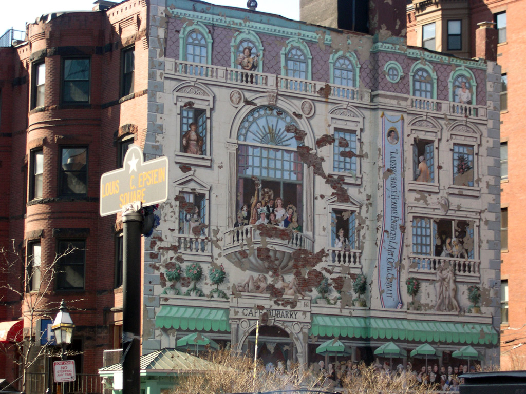 Boston - Palazzo dipinto