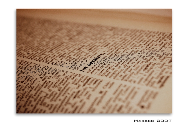 voce del verbo: fotografare