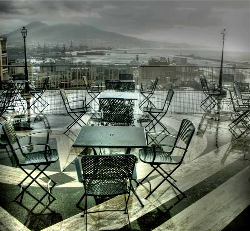 Napoli, dopo la pioggia