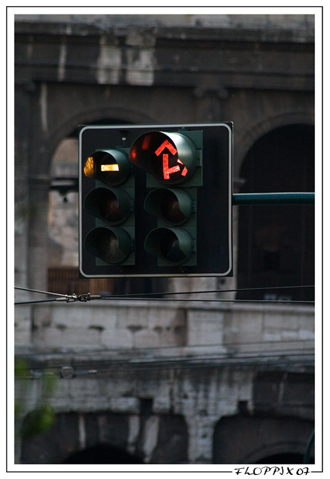 al colsseo gira a destra