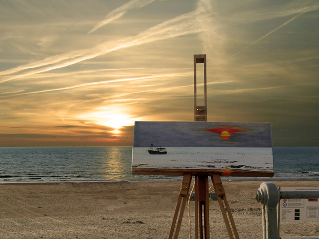 Tramonti sul mare del Nord