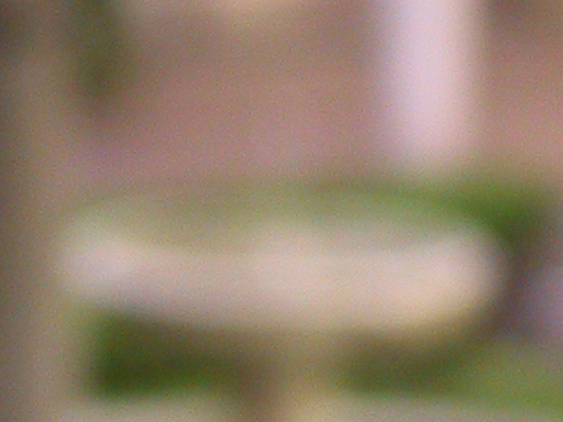 Siviglia, museo delle belle arti: fontana molto sfocata