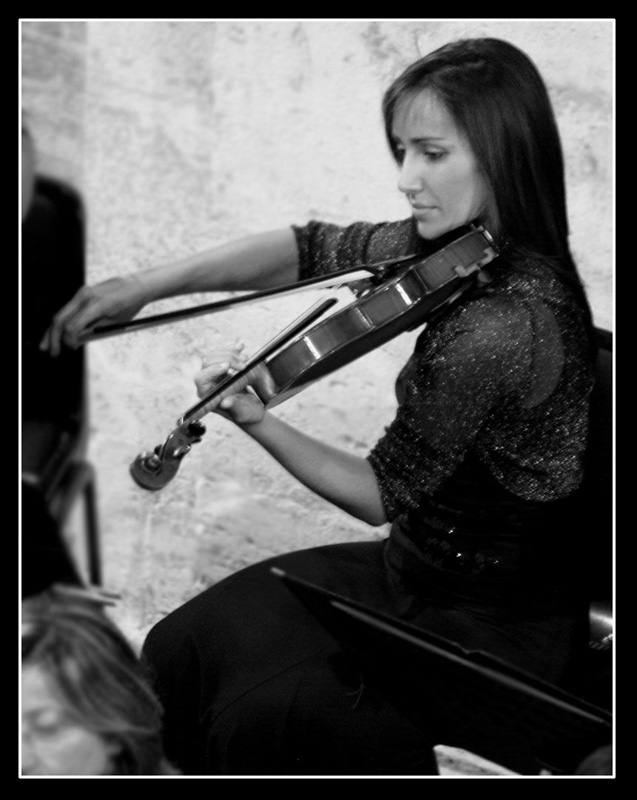 bella violinista...