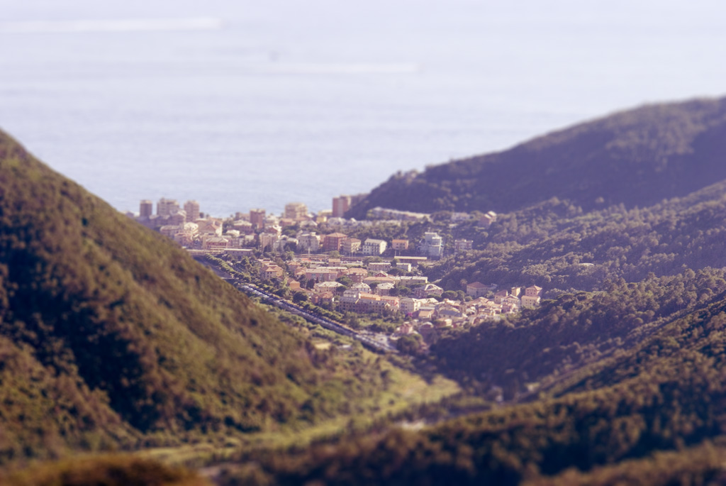 Deiva Marina (SP) trasformata in modellino