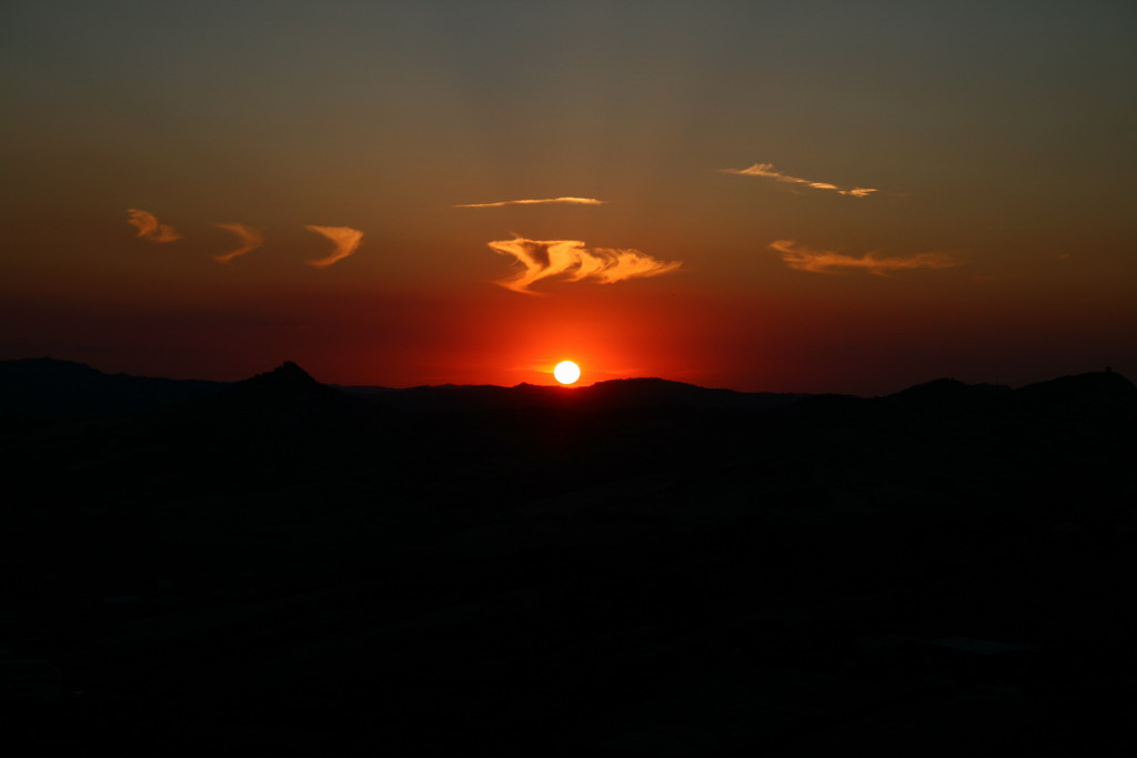 <tramonto in valmarecchia 2