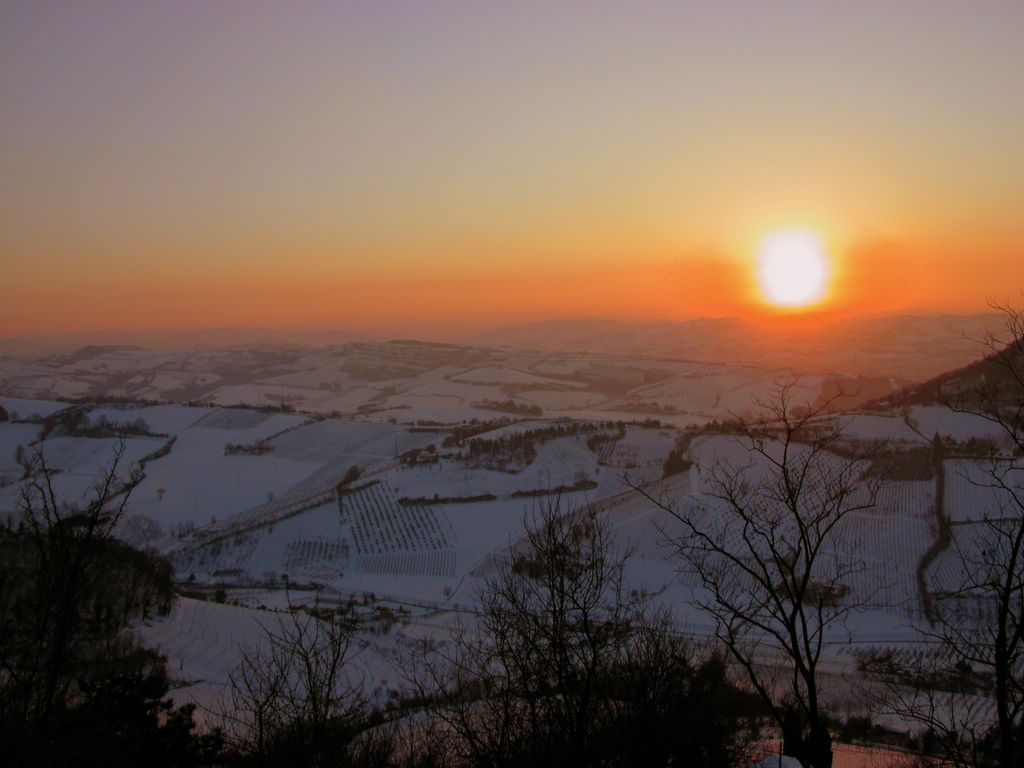 Tramonto a Bertinoro (FC)