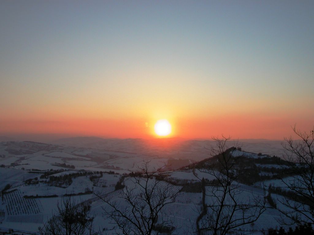 Tramonto a Bertinoro (FC)