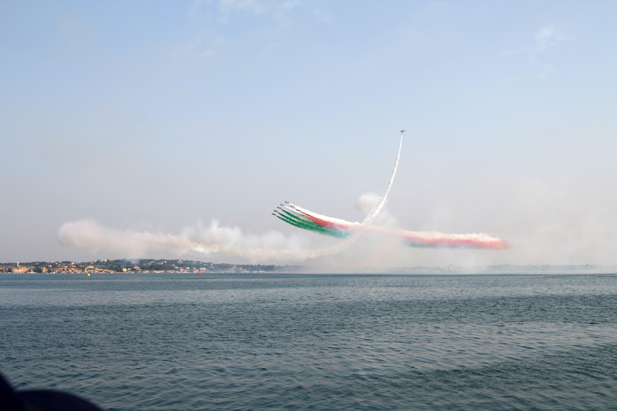 frecce tricolori a siracusa
