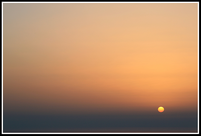 Un tramonto...