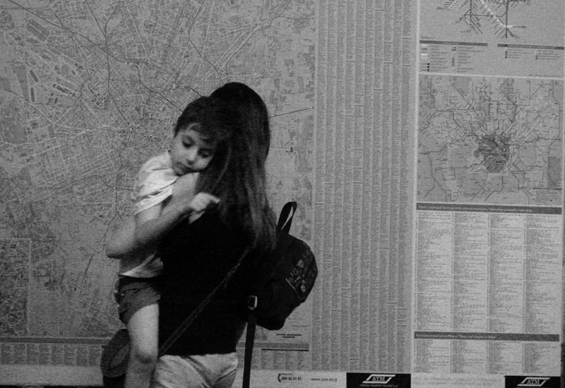 Tra i capelli di mamma