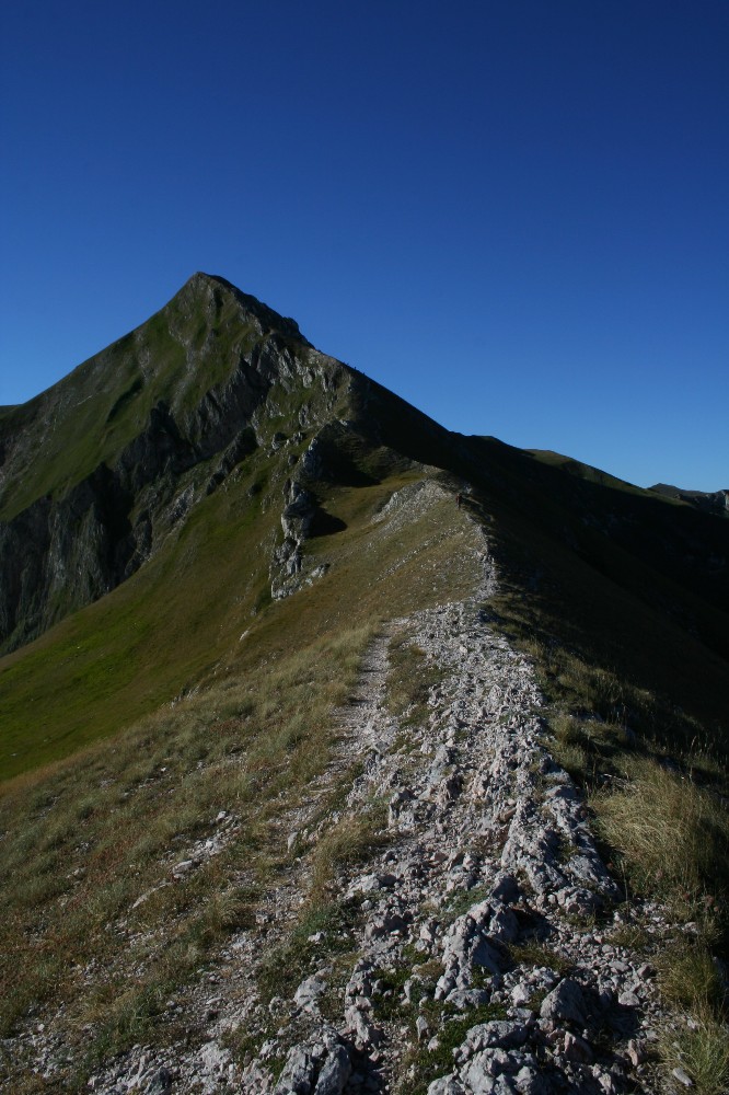 Verso la vetta del monte Priora