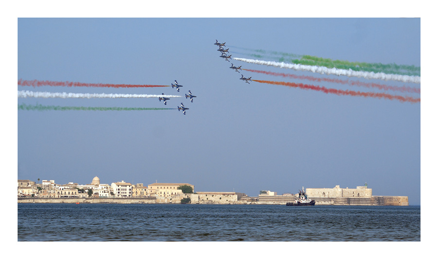 Frecce Tricolori a Siracusa