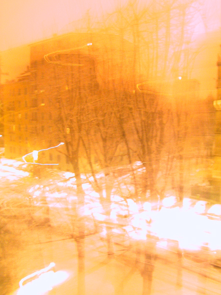 milano, 18 gennaio 2005: nevica