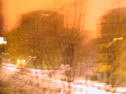 milano, 18 gennaio 2005: nevica