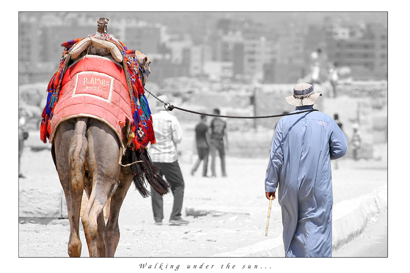 Walking under the sun...