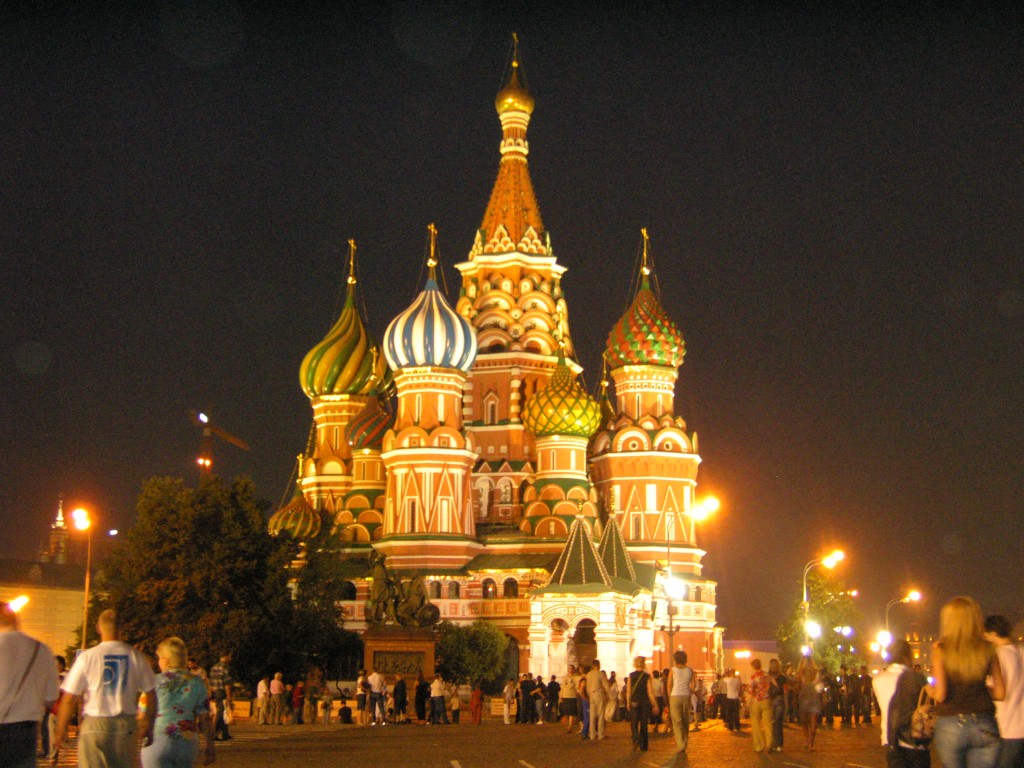 Mosca - San Basilio di notte