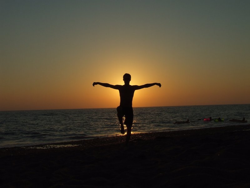 Sagoma al tramonto 2