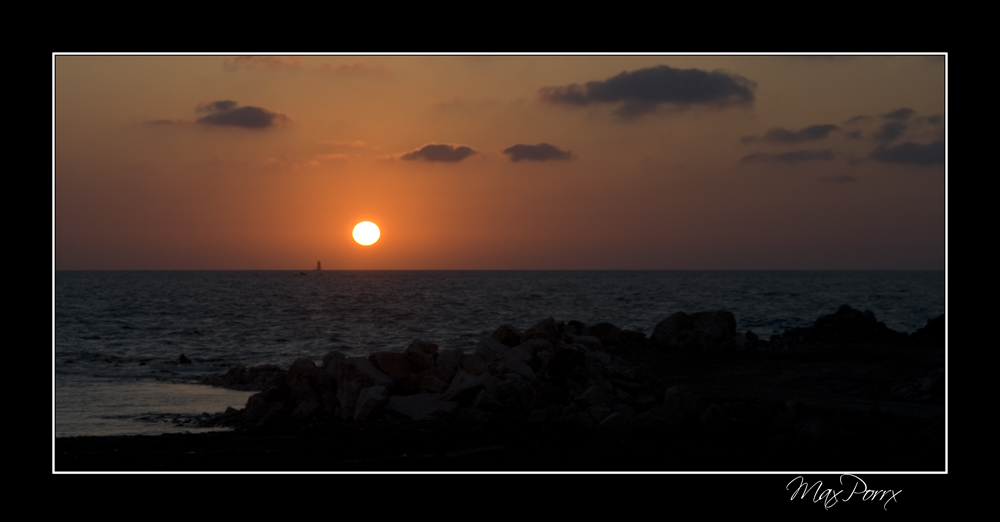 primo tramonto di ferie