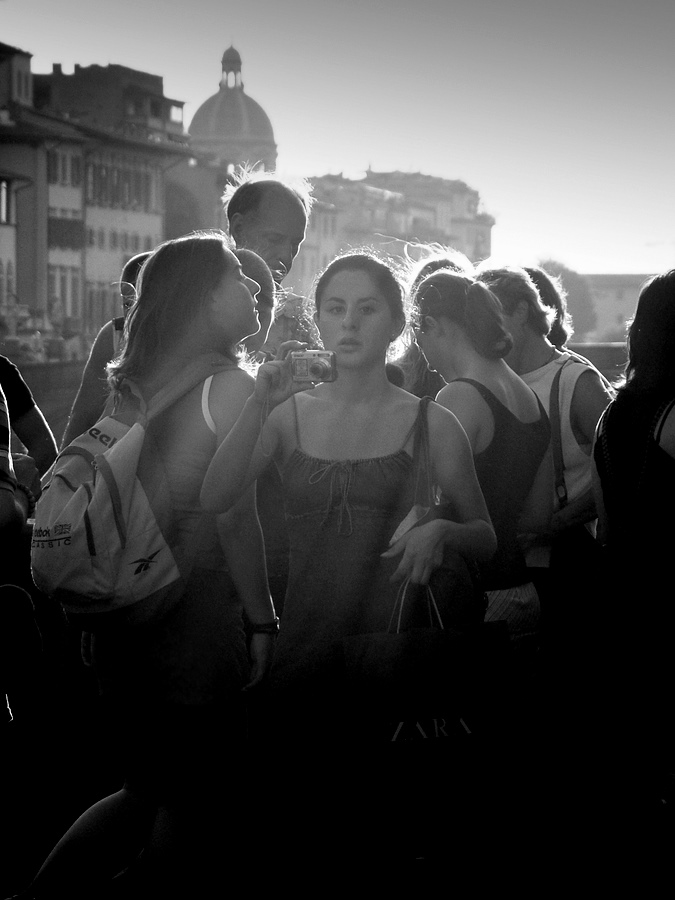 La fotografa...in posa!