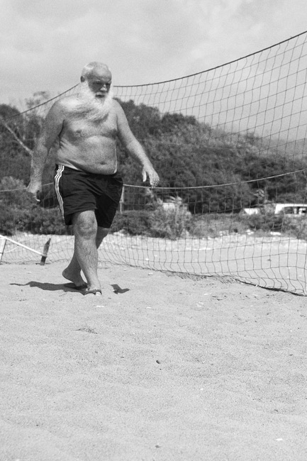 Una barba in spiaggia