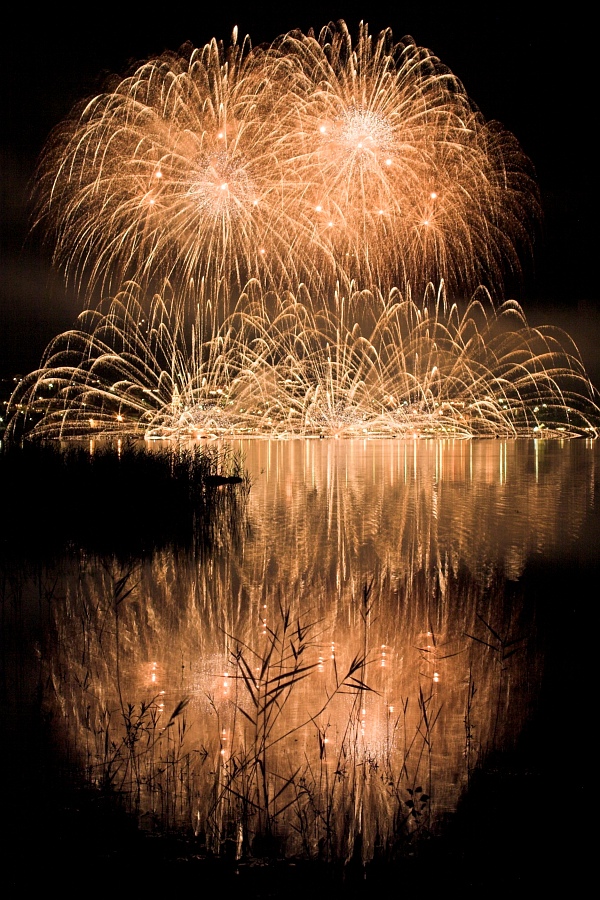 Fuochi d'artificio a Pusiano