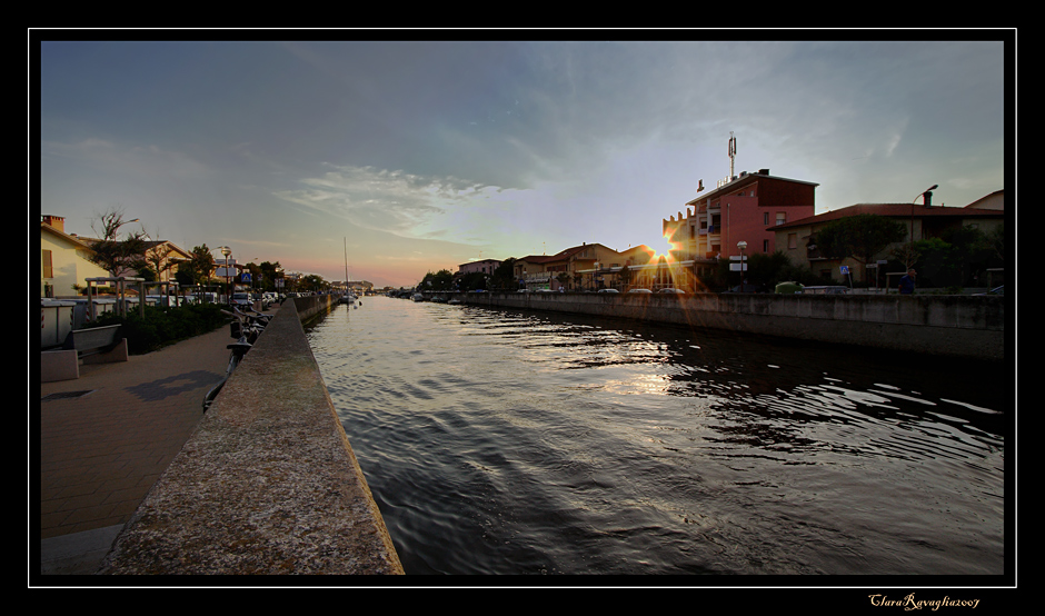Luce obliqua....sul porto canale