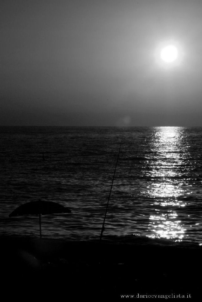 Prova tramonto BW