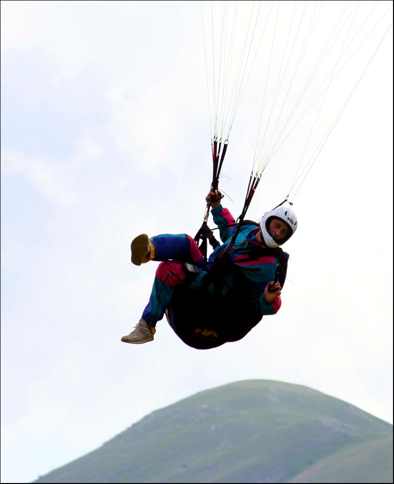 Aquiloni e parapendi a Roio