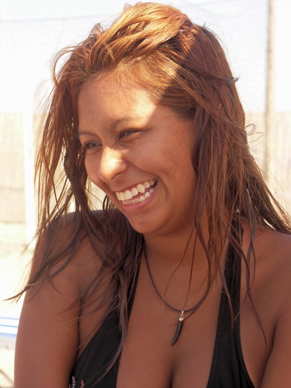 La bella Angy ed il suo sorriso senza confini.