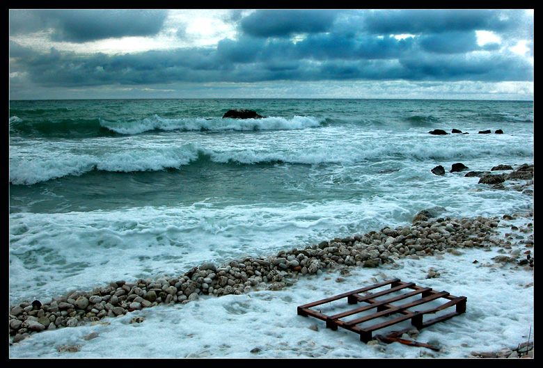 Crepuscolo con nuvole